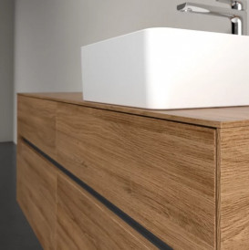 Тумба під раковину Villeroy & Boch Collaro 140х50 см із підсвічуванням ДСП дуб канзас C047B0RH