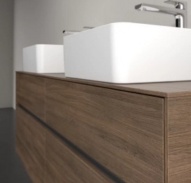 Тумба під раковину Villeroy & Boch Collaro 140х50 см із підсвічуванням ДСП дуб аризона C048B0VH