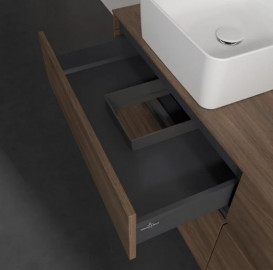 Тумба під раковину Villeroy & Boch Collaro 140х50 см із підсвічуванням ДСП дуб аризона C048B0VH