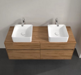 Тумба под раковину Villeroy & Boch Collaro 140х50 см с подсветкой ДСП дуб канзас C048B0RH