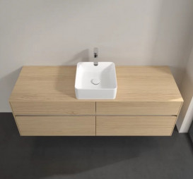 Тумба під раковину Villeroy & Boch Collaro 160х50 см із підсвічуванням ДСП північний дуб C049B0VJ