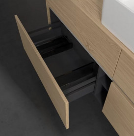 Тумба під раковину Villeroy & Boch Collaro 160х50 см із підсвічуванням ДСП північний дуб C049B0VJ