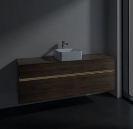 Тумба под раковину Villeroy & Boch Collaro 160х50 см с подсветкой ДСП дуб аризона C049B0VH