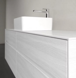 Тумба під раковину Villeroy & Boch Collaro 160х50 см із підсвічуванням ДСП біле дерево C049B0E8