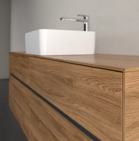 Тумба под раковину Villeroy & Boch Collaro 160х50 см с подсветкой ДСП дуб канзас C049B0RH