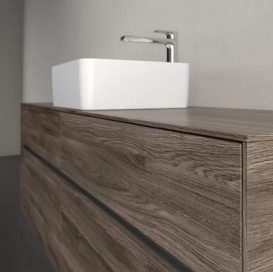 Тумба під раковину Villeroy & Boch Collaro 160х50 см із підсвічуванням ДСП кам'яний дуб C049B0RK