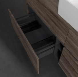 Тумба під раковину Villeroy & Boch Collaro 160х50 см із підсвічуванням ДСП кам'яний дуб C049B0RK