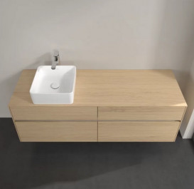 Тумба під раковину Villeroy & Boch Collaro 160х50 см із підсвічуванням ДСП північний дуб C050B0VJ