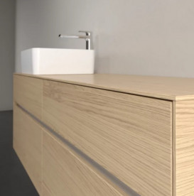 Тумба під раковину Villeroy & Boch Collaro 160х50 см із підсвічуванням ДСП північний дуб C050B0VJ