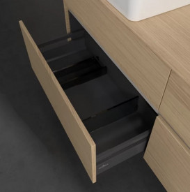 Тумба під раковину Villeroy & Boch Collaro 160х50 см із підсвічуванням ДСП північний дуб C050B0VJ