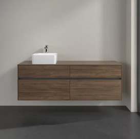 Тумба под раковину Villeroy & Boch Collaro 160х50 см с подсветкой ДСП дуб аризона C050B0VH