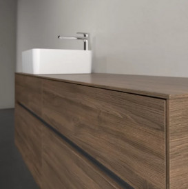 Тумба под раковину Villeroy & Boch Collaro 160х50 см с подсветкой ДСП дуб аризона C050B0VH