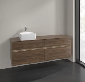 Тумба под раковину Villeroy & Boch Collaro 160х50 см с подсветкой ДСП дуб аризона C050B0VH