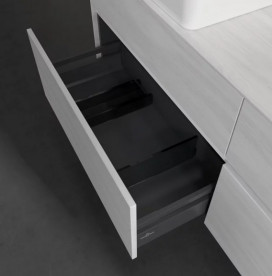 Тумба під раковину Villeroy & Boch Collaro 160х50 см із підсвічуванням ДСП біле дерево C050B0E8