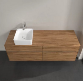 Тумба под раковину Villeroy & Boch Collaro 160х50 см с подсветкой ДСП дуб канзас C050B0RH