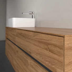 Тумба под раковину Villeroy & Boch Collaro 160х50 см с подсветкой ДСП дуб канзас C050B0RH