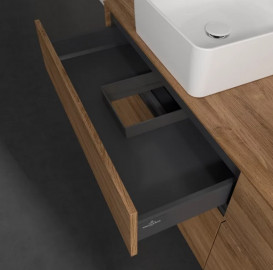 Тумба под раковину Villeroy & Boch Collaro 160х50 см с подсветкой ДСП дуб канзас C050B0RH