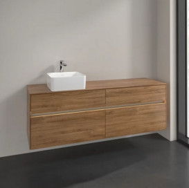 Тумба под раковину Villeroy & Boch Collaro 160х50 см с подсветкой ДСП дуб канзас C050B0RH