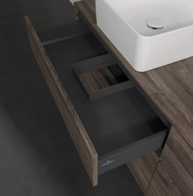 Тумба під раковину Villeroy & Boch Collaro 160х50 см із підсвічуванням ДСП кам'яний дуб C050B0RK