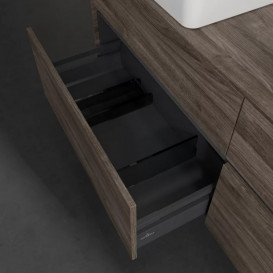Тумба під раковину Villeroy & Boch Collaro 160х50 см із підсвічуванням ДСП кам'яний дуб C050B0RK