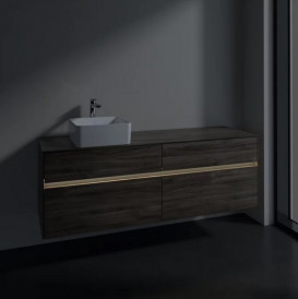 Тумба під раковину Villeroy & Boch Collaro 160х50 см із підсвічуванням ДСП кам'яний дуб C050B0RK