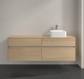 Тумба під раковину Villeroy & Boch Collaro 160х50 см із підсвічуванням ДСП північний дуб C051B0VJ