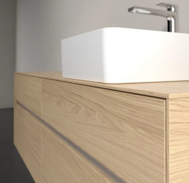 Тумба під раковину Villeroy & Boch Collaro 160х50 см із підсвічуванням ДСП північний дуб C051B0VJ