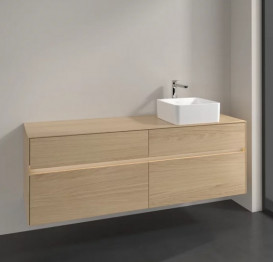 Тумба під раковину Villeroy & Boch Collaro 160х50 см із підсвічуванням ДСП північний дуб C051B0VJ