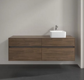 Тумба под раковину Villeroy & Boch Collaro 160х50 см с подсветкой ДСП дуб аризона C051B0VH