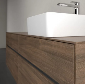 Тумба под раковину Villeroy & Boch Collaro 160х50 см с подсветкой ДСП дуб аризона C051B0VH