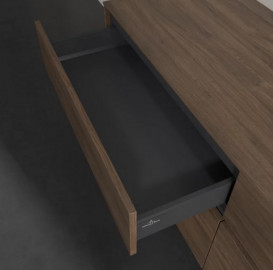 Тумба под раковину Villeroy & Boch Collaro 160х50 см с подсветкой ДСП дуб аризона C051B0VH