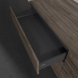 Тумба под раковину Villeroy & Boch Collaro 160х50 см с подсветкой ДСП каменный дуб C051B0RK