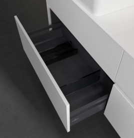 Тумба под раковину Villeroy & Boch Collaro 160х50 см с подсветкой ДСП матовый белый C052B0MS