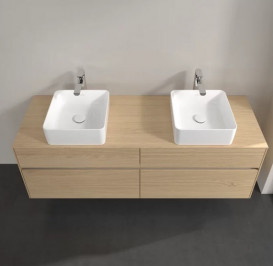 Тумба під раковину Villeroy & Boch Collaro 160х50 см із підсвічуванням ДСП північний дуб C052B0VJ