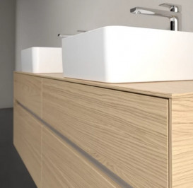 Тумба під раковину Villeroy & Boch Collaro 160х50 см із підсвічуванням ДСП північний дуб C052B0VJ