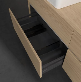 Тумба під раковину Villeroy & Boch Collaro 160х50 см із підсвічуванням ДСП північний дуб C052B0VJ