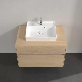 Тумба под раковину Villeroy & Boch Collaro 80х50 см ДСП северный дуб C06900VJ