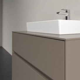 Тумба под раковину Villeroy & Boch Collaro 80х50 см ДСП трюфель серый C06900VG