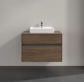 Тумба під раковину Villeroy & Boch Collaro 80х50 см ДСП дуб аризона C06900VH