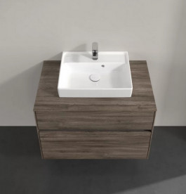 Тумба под раковину Villeroy & Boch Collaro 80х50 см ДСП каменный дуб C06900RK