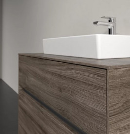 Тумба под раковину Villeroy & Boch Collaro 80х50 см ДСП каменный дуб C06900RK