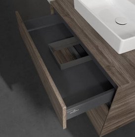 Тумба под раковину Villeroy & Boch Collaro 80х50 см ДСП каменный дуб C06900RK