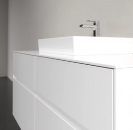 Тумба під раковину Villeroy&Boch Collaro 120х50 см МДФ глянсовий білий C07000DH