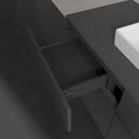 Тумба под раковину Villeroy & Boch Collaro 120х50 см МДФ глянцевый серый C07000FP