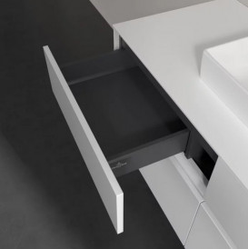 Тумба під раковину Villeroy&Boch Collaro 120х50 см ДСП білий матовий C07000MS