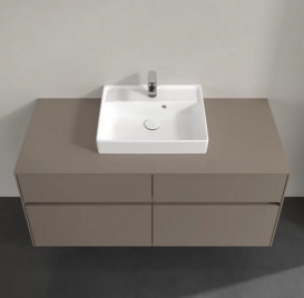 Тумба под раковину Villeroy & Boch Collaro 120х50 см ДСП трюфель серый C07000VG