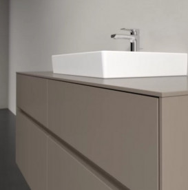 Тумба под раковину Villeroy & Boch Collaro 120х50 см ДСП трюфель серый C07000VG