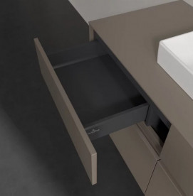 Тумба под раковину Villeroy & Boch Collaro 120х50 см ДСП трюфель серый C07000VG