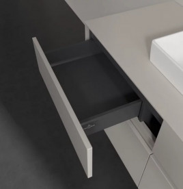 Тумба під раковину Villeroy&Boch Collaro 120х50 см ДСП м'який сірий C07000VK