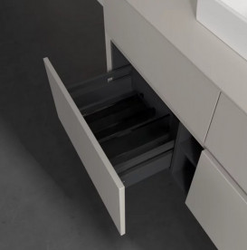 Тумба під раковину Villeroy&Boch Collaro 120х50 см ДСП м'який сірий C07000VK